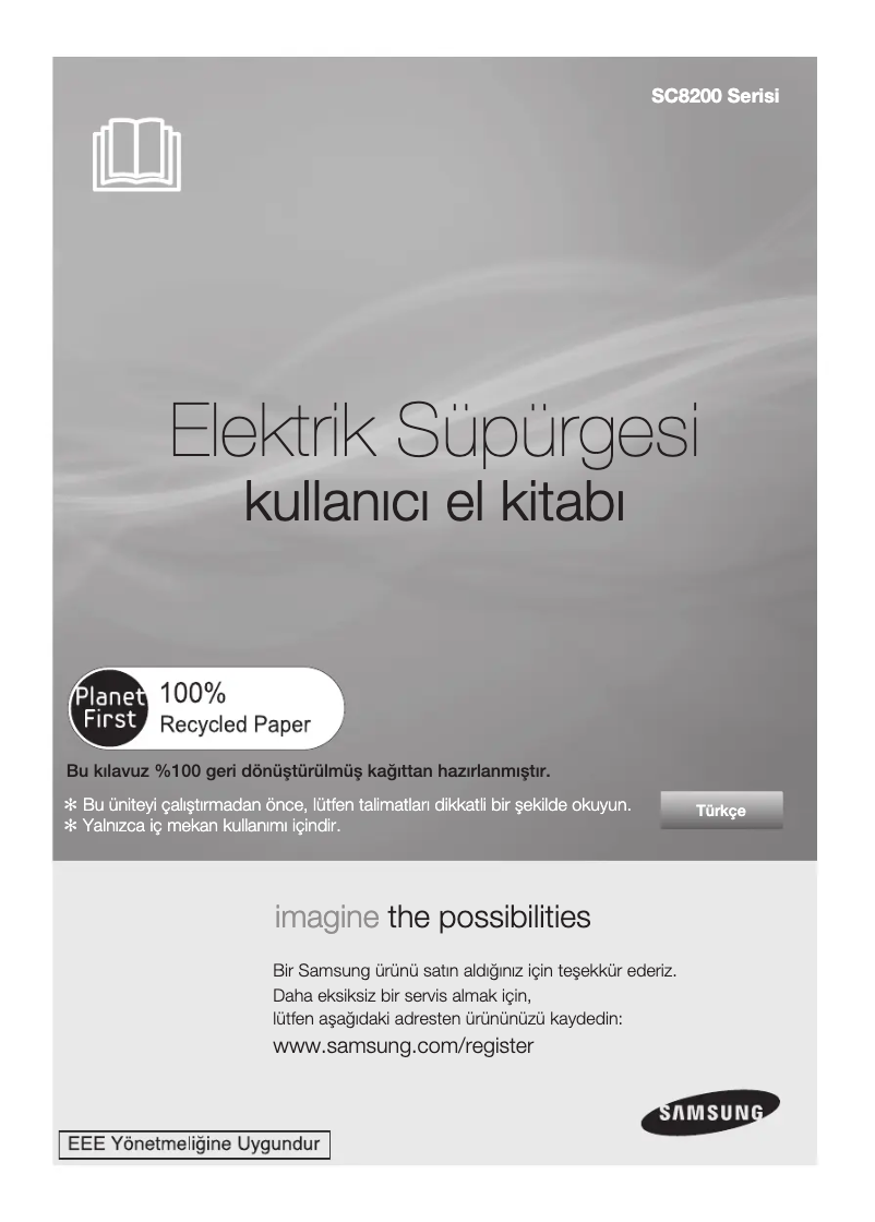 Page 1 de la notice Manuel utilisateur Samsung SC8280