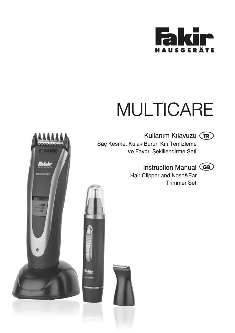 Page 1 de la notice Manuel utilisateur Fakir Multicare FKR-045