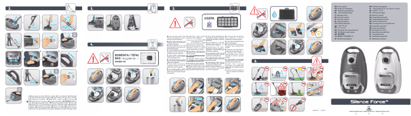 Página 1 del manual Manual de usuario Rowenta Compact Power Silence Force 4A