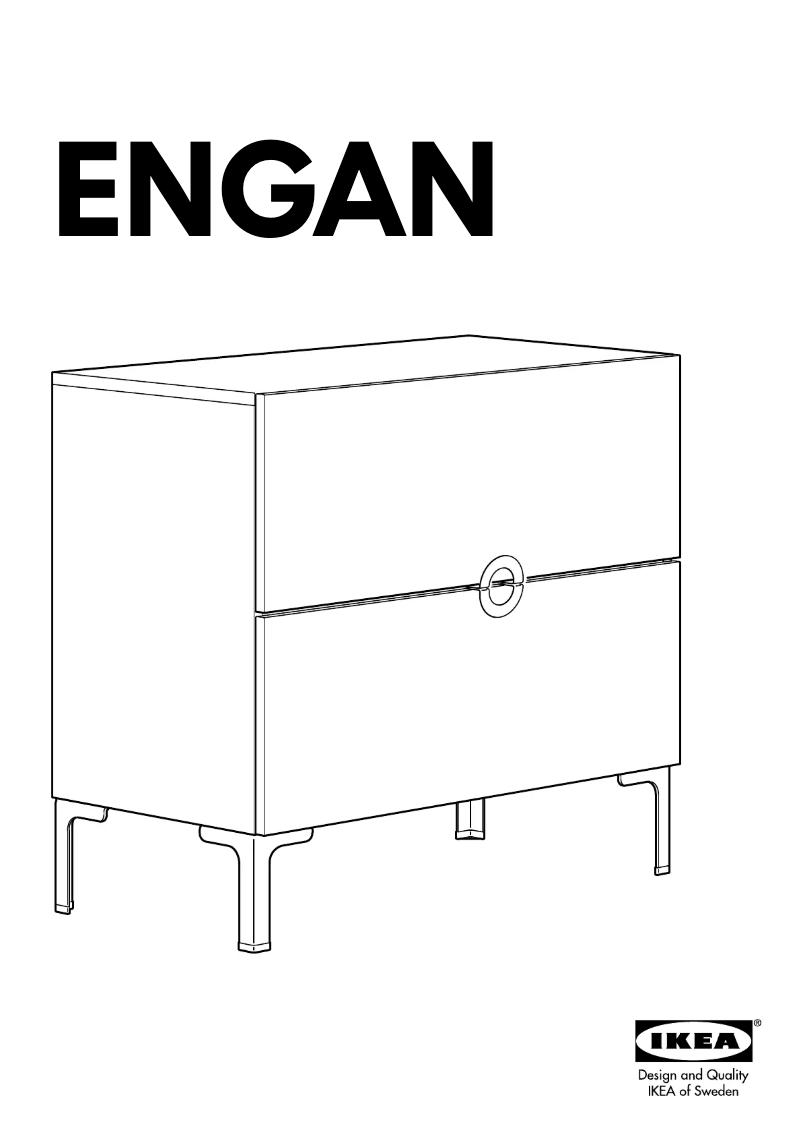 Image de la première page du manuel de l'appareil ENGAN (2 drawers)