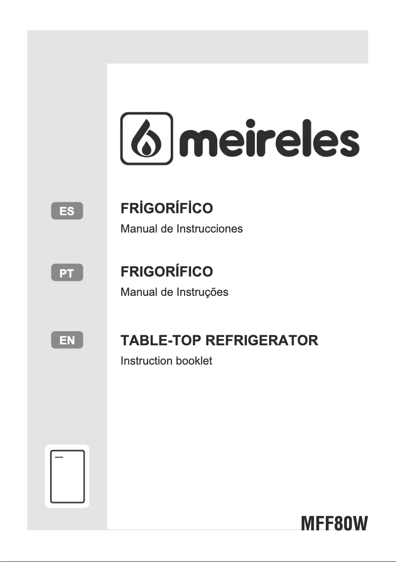 Image de la première page du manuel de l'appareil MFF 80 W