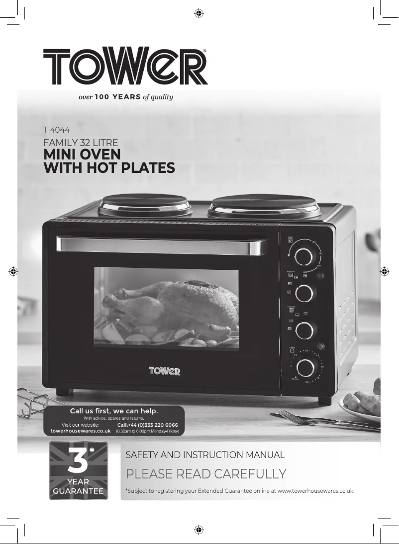 Page 1 de la notice Manuel utilisateur Tower T14044