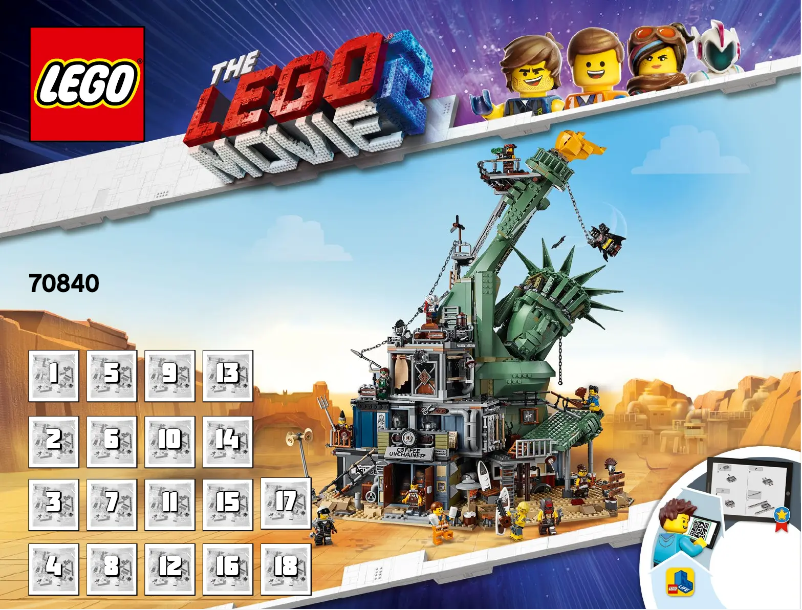 Page n°1 - Manuel utilisateur Lego The Movie 2 70840