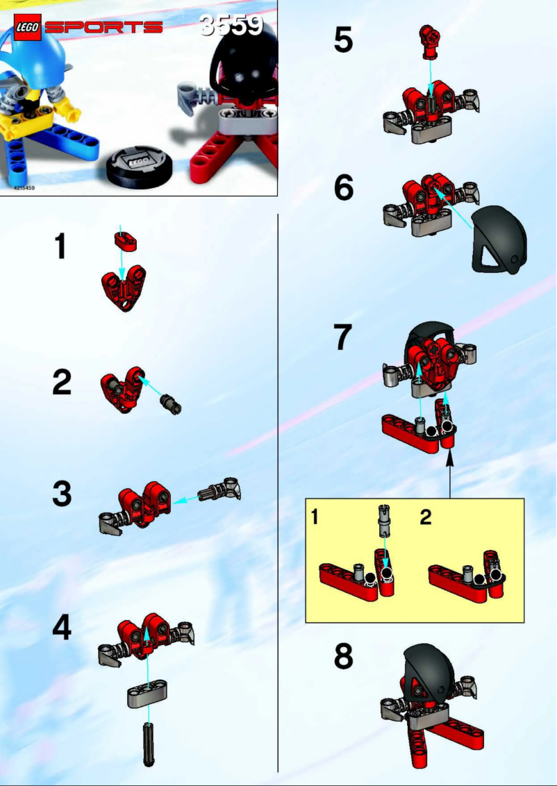 Page n°1 - Manuel utilisateur Lego Red & Blue Player