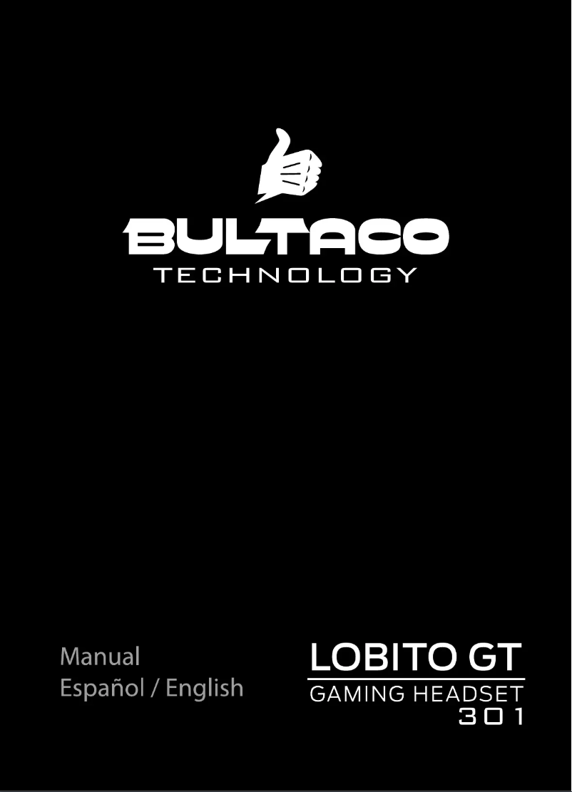 Page n°1 - Manuel utilisateur Bultaco Technology Lobito GT 301