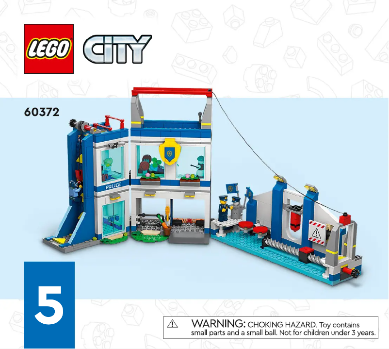 Page 1 de la notice Consignes visuelles Lego City 60372