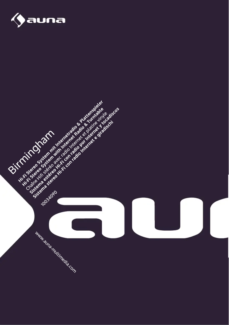 Image de la première page du manuel de l'appareil Birmingham