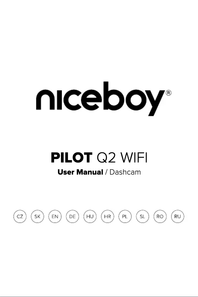 Page n°1 - Manuel utilisateur Niceboy PILOT Q2 WiFi