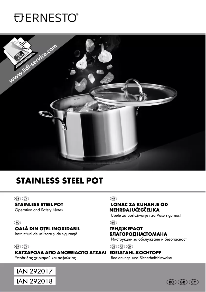 Page 1 de la notice Manuel utilisateur Ernesto IAN 279406