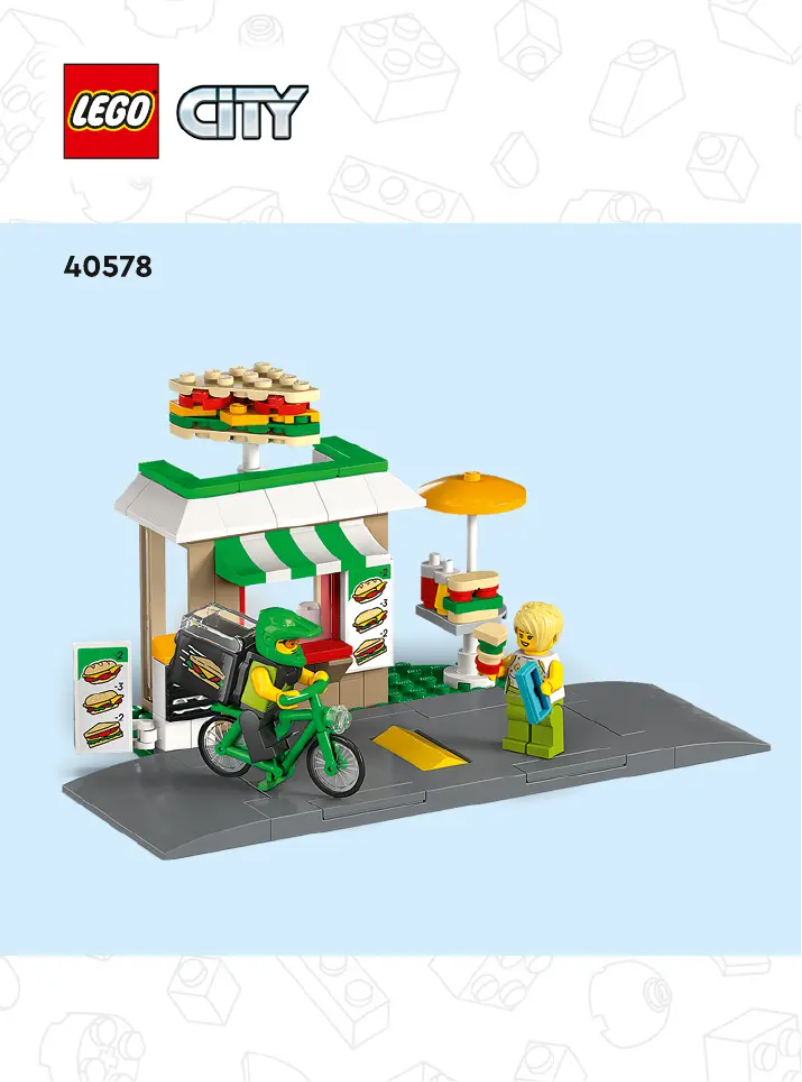 Page n°1 - Manuel utilisateur Lego City 40578
