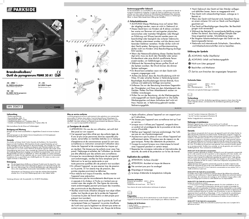 Image de la première page du manuel de l'appareil PBMK 30 A1