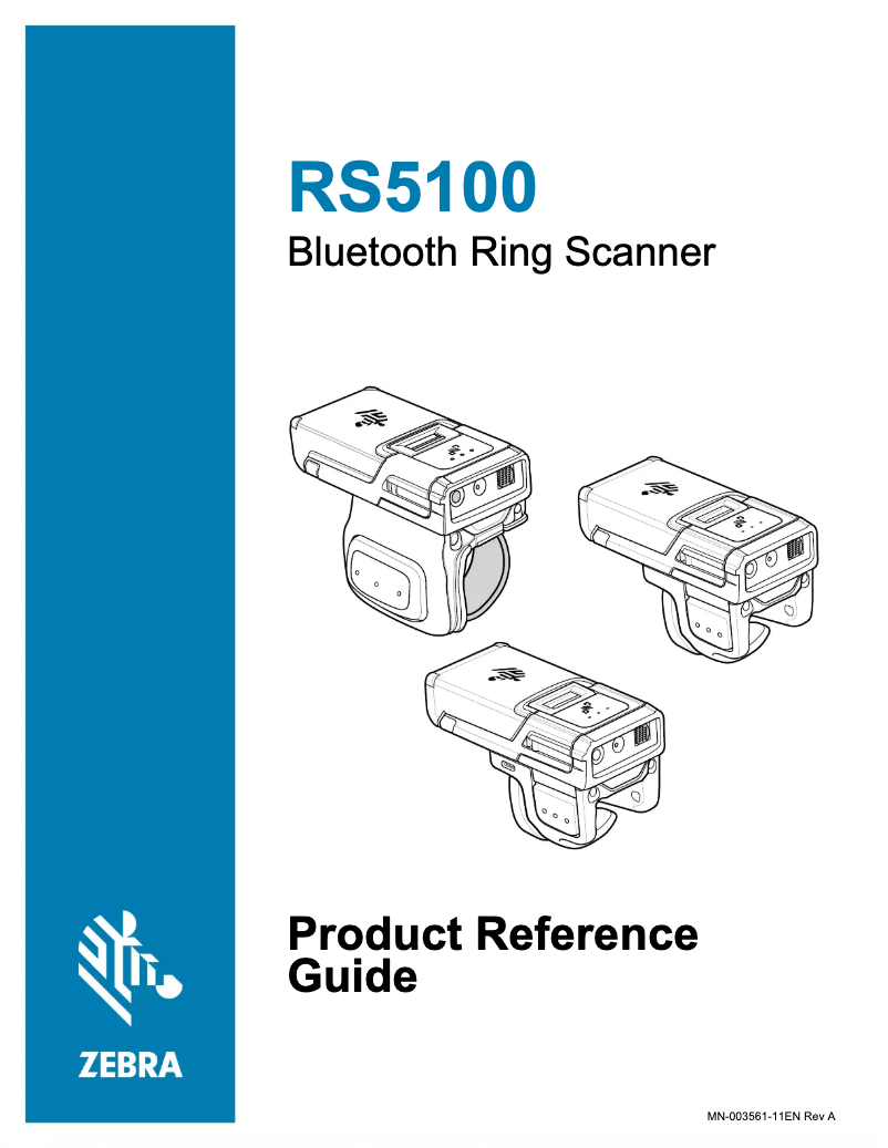 Page 1 de la notice Manuel utilisateur Zebra RS5100