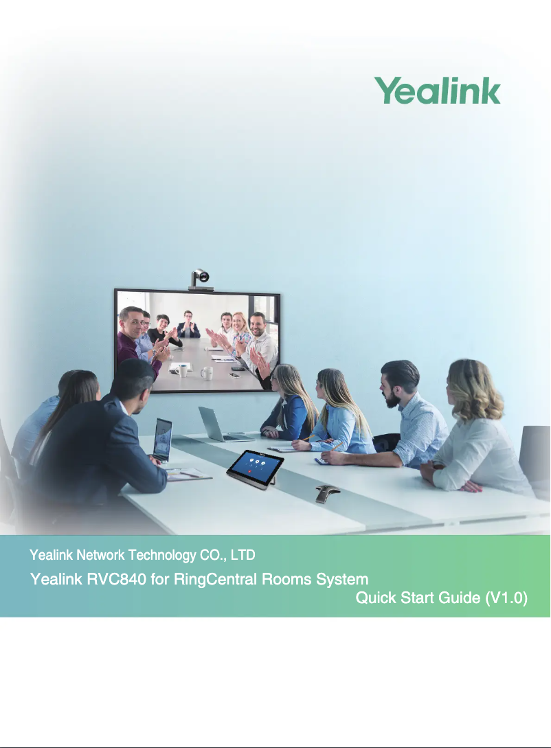 Image de la première page du manuel de l'appareil RVC840