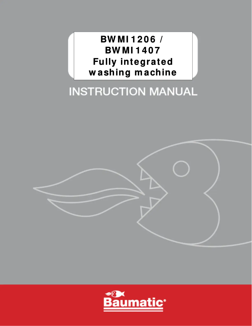 Image de la première page du manuel de l'appareil BWMI1472DN1