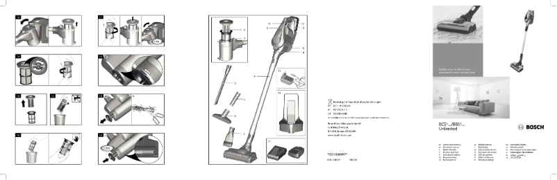 Page 1 of the manual User Manual Bosch BCS101GB