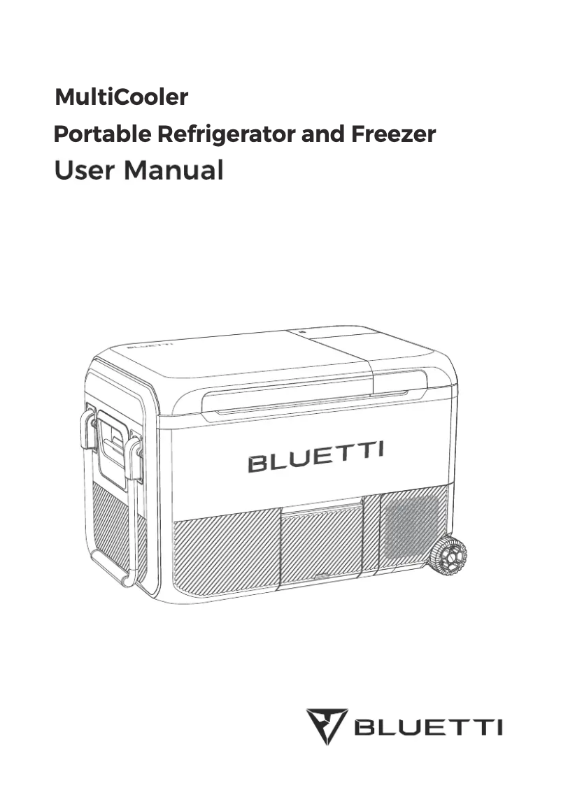 Page n°1 - Manuel utilisateur Bluetti MultiCooler