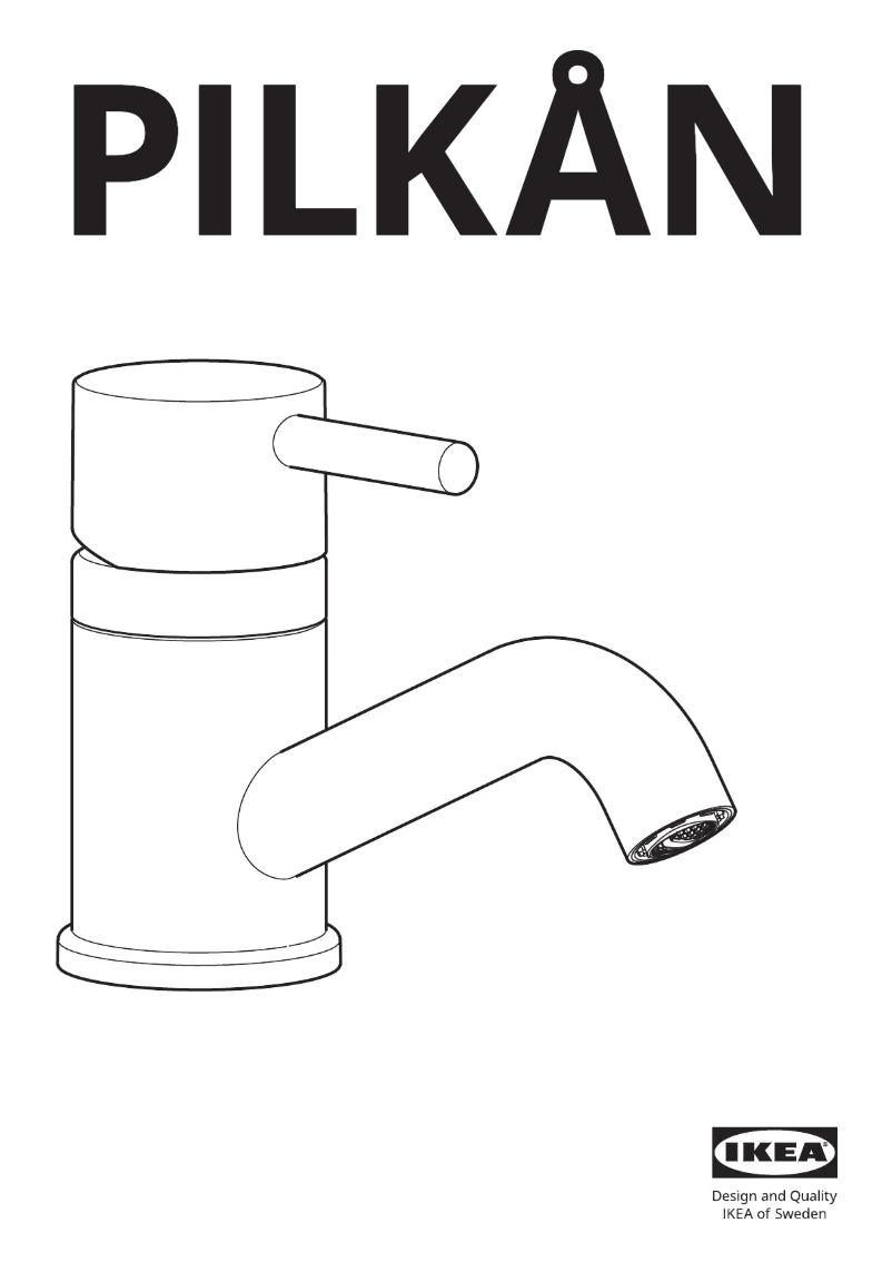 Image de la première page du manuel de l'appareil PILKÅN 705.114.89