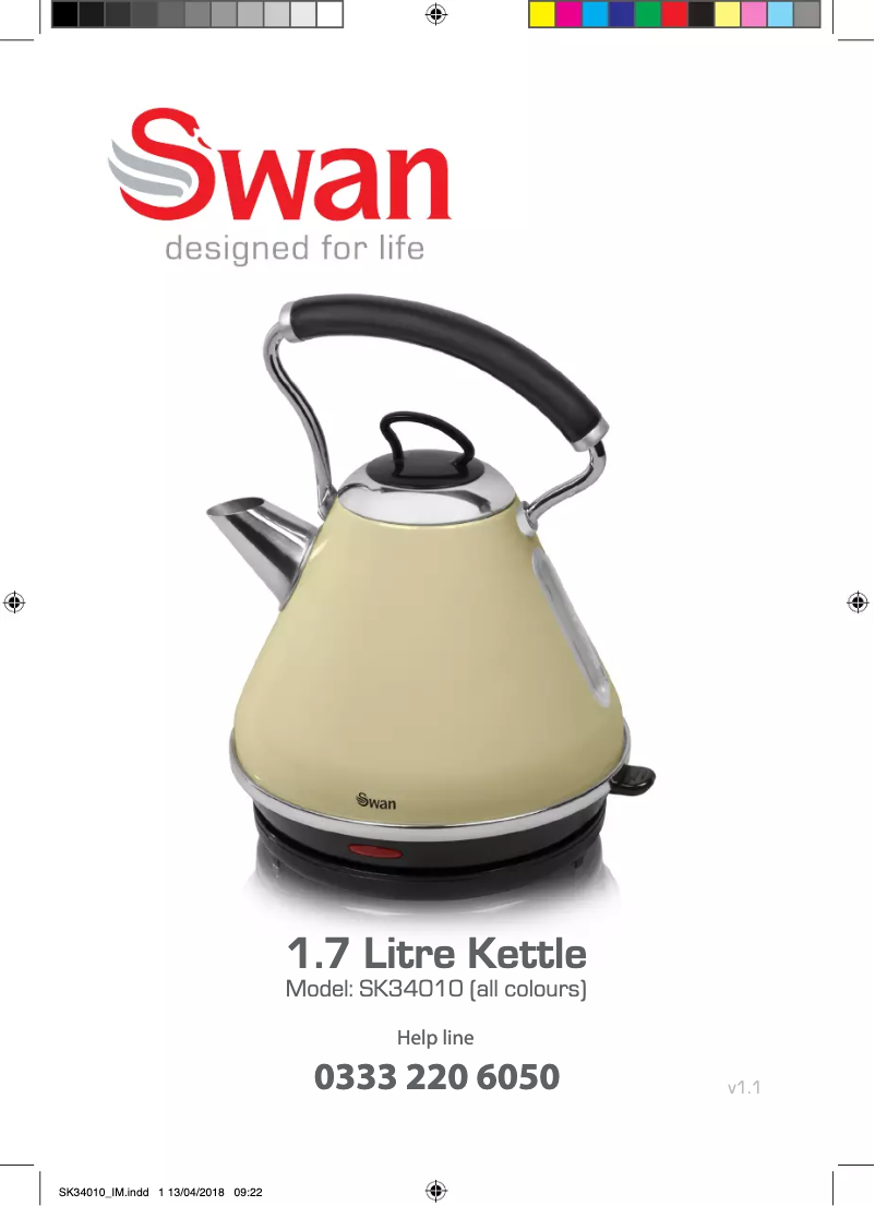 Page n°1 - Manuel utilisateur Swan SK34010CREN