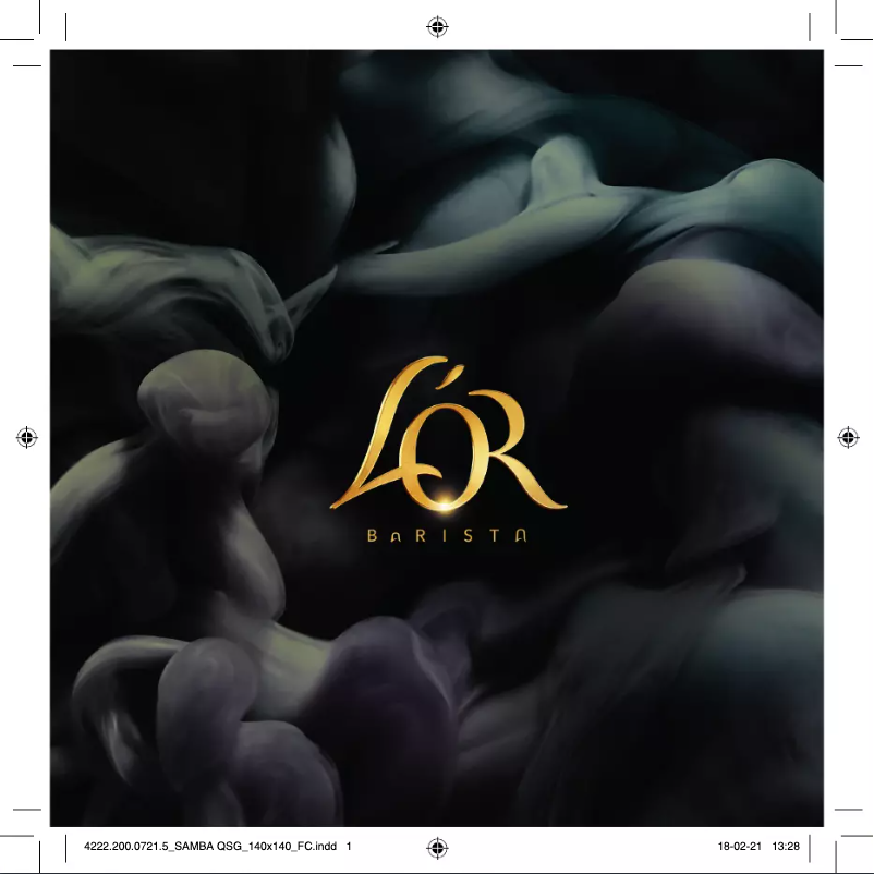 Página 1 del manual Guía de inicio rápido Philips L'Or Barista LM8016