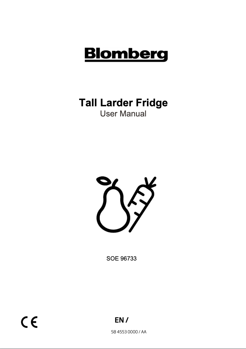 Page n°1 - Mode d'emploi Blomberg SOE96733