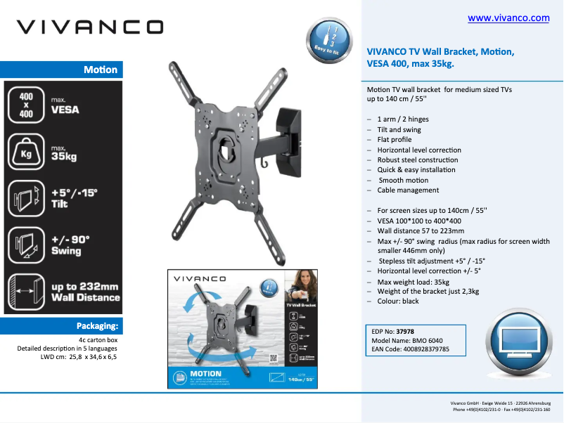 Image de la première page du manuel de l'appareil BMO 6040