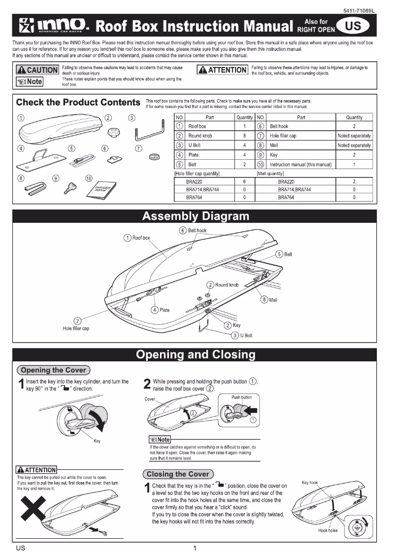Página 1 del manual Manual de usuario Inno BR714