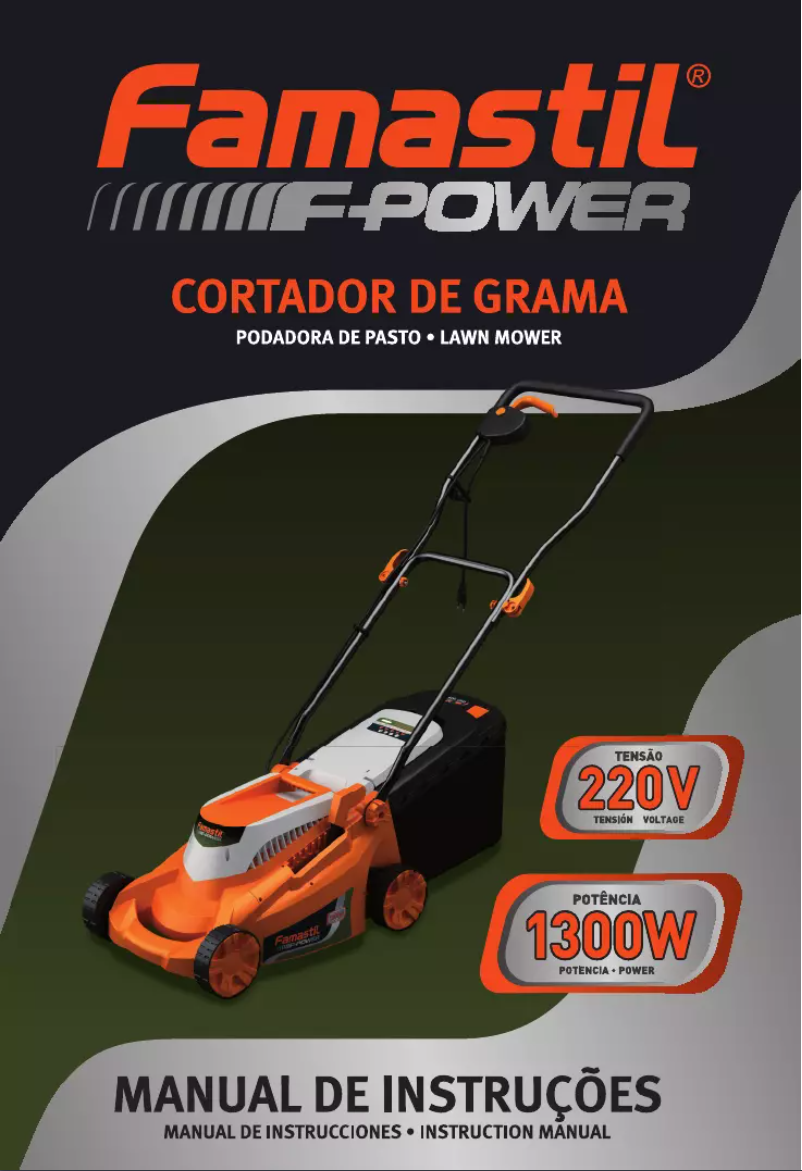Image de la première page du manuel de l'appareil F-Power 1300W