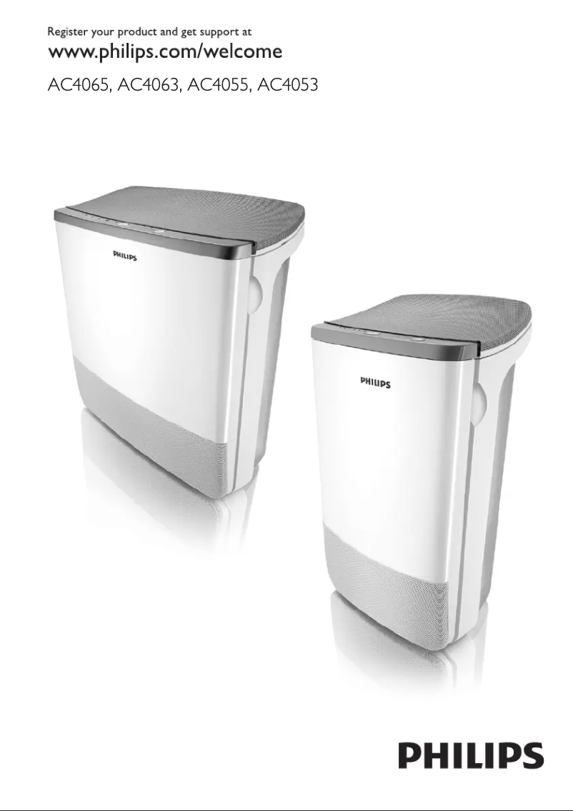 Página 1 del manual Manual de usuario Philips AC4055