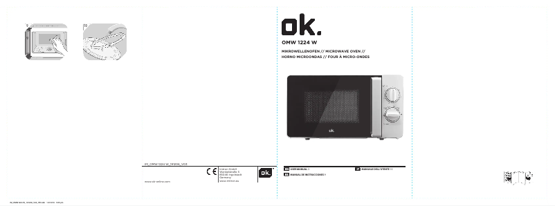 Page 1 de la notice Manuel utilisateur OK OMW 1224 W