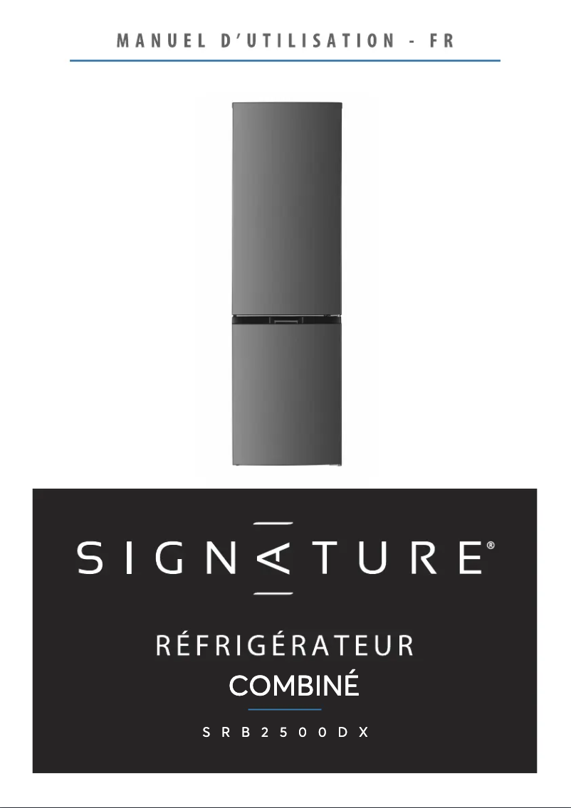 Image de la première page du manuel de l'appareil SRB2500DX