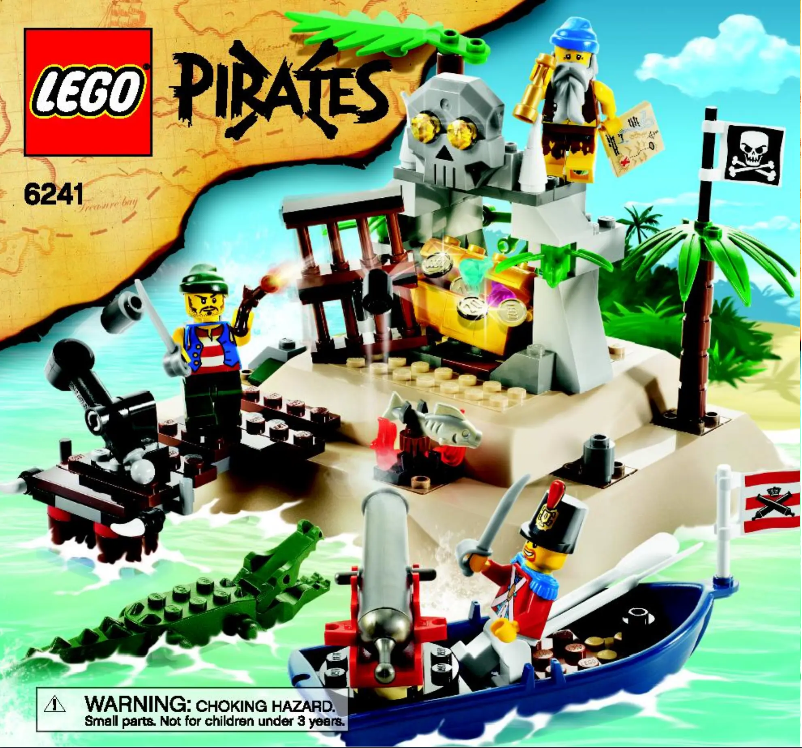 Page 1 de la notice Manuel utilisateur Lego Pirates 6241