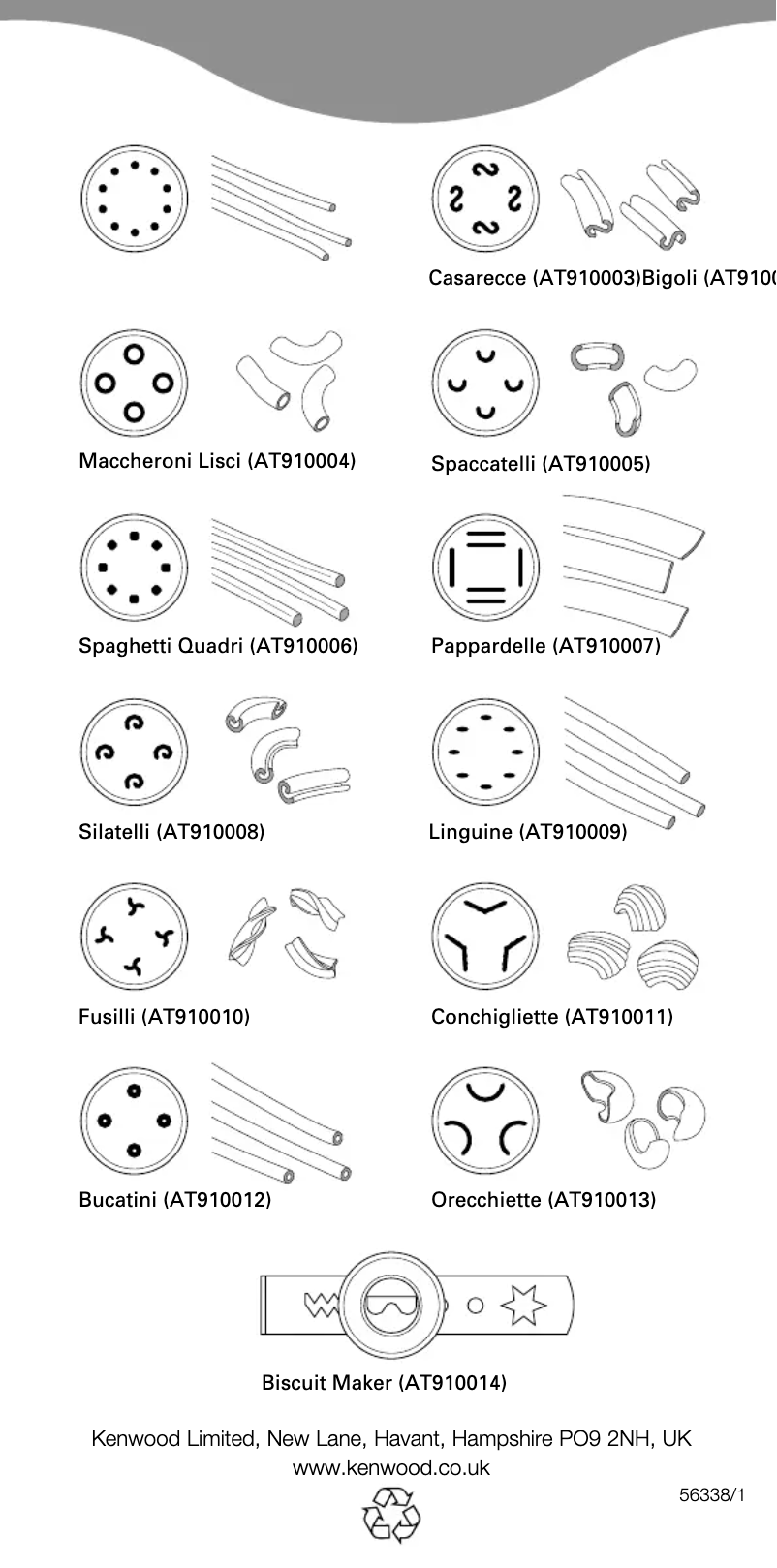 Page n°1 - Manuel utilisateur Kenwood AT910009