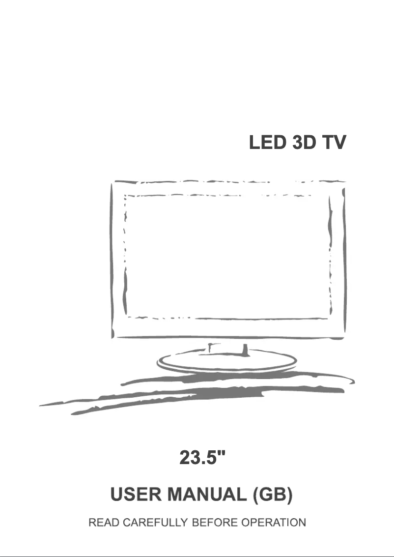 Image de la première page du manuel de l'appareil 24LED6200C3D