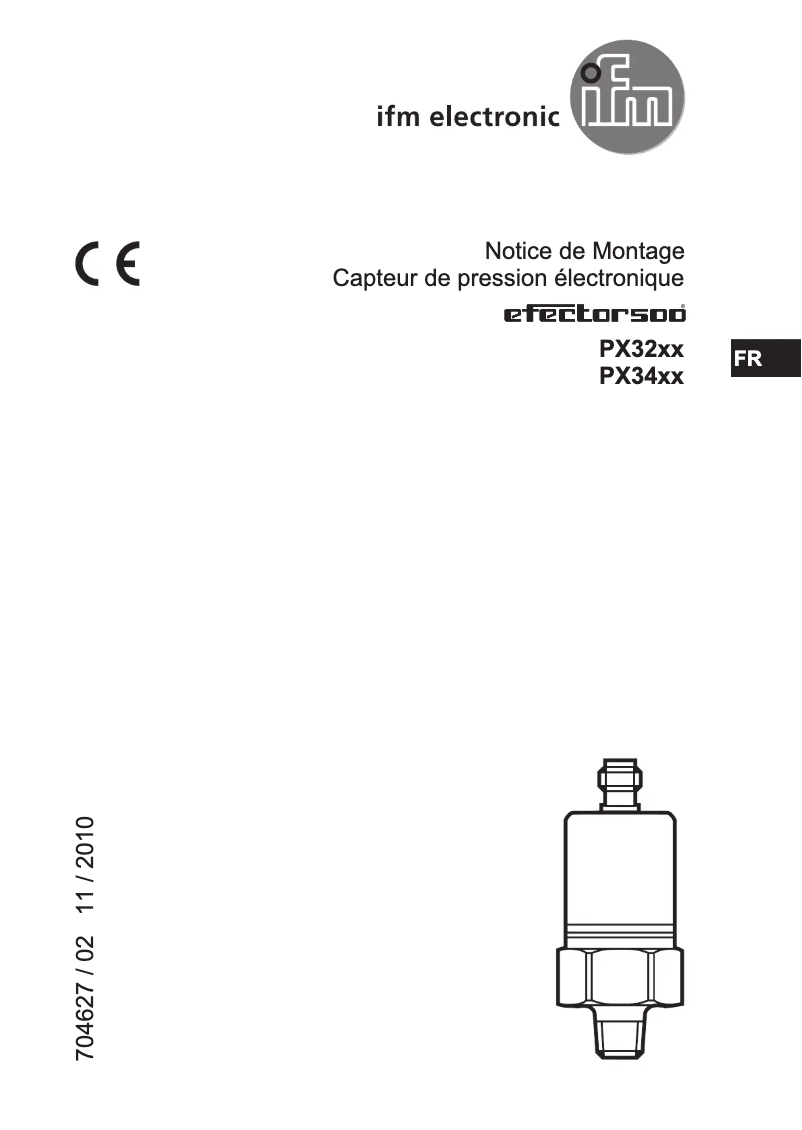 Image de la première page du manuel de l'appareil PX3254