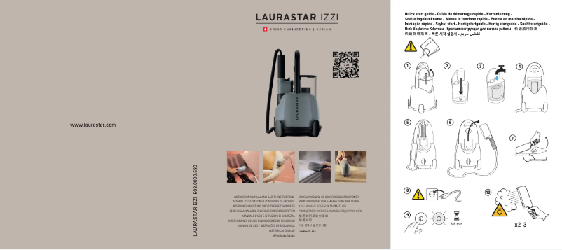 Page n°1 - Manuel utilisateur Laurastar Izzi
