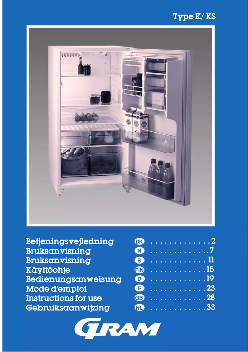 Page n°1 - Manuel utilisateur Gram KS 17495-02