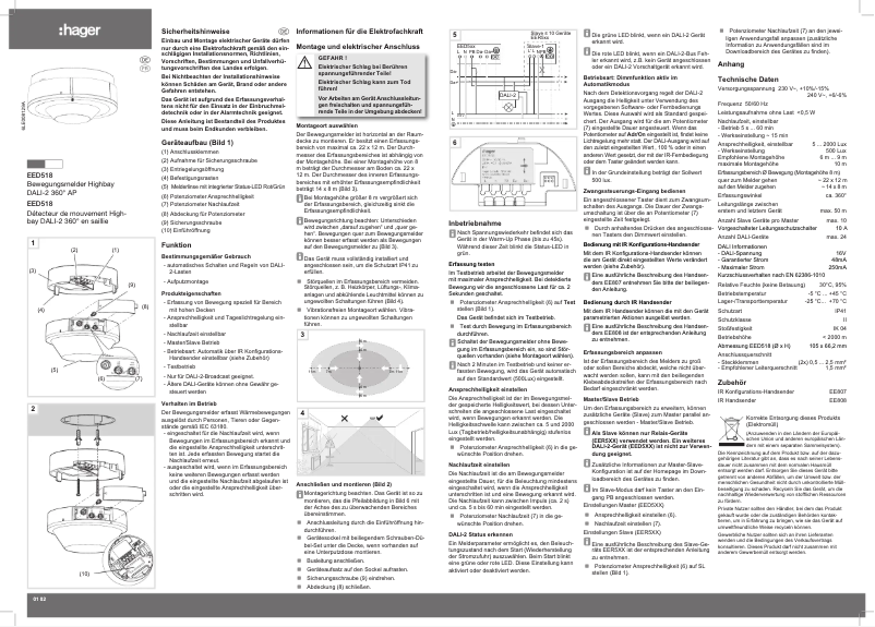 Image de la première page du manuel de l'appareil EED518