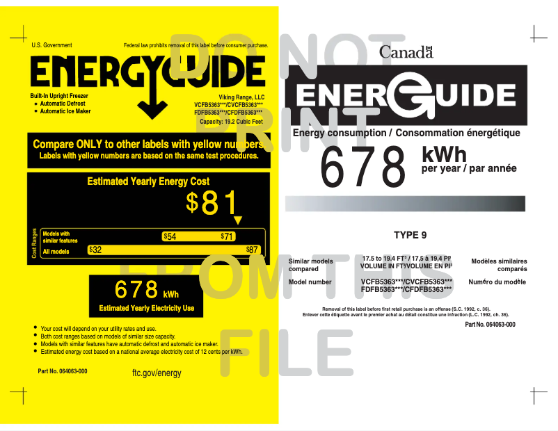 Page 1 of the manual Instruction Manual Viking FDFB5363R