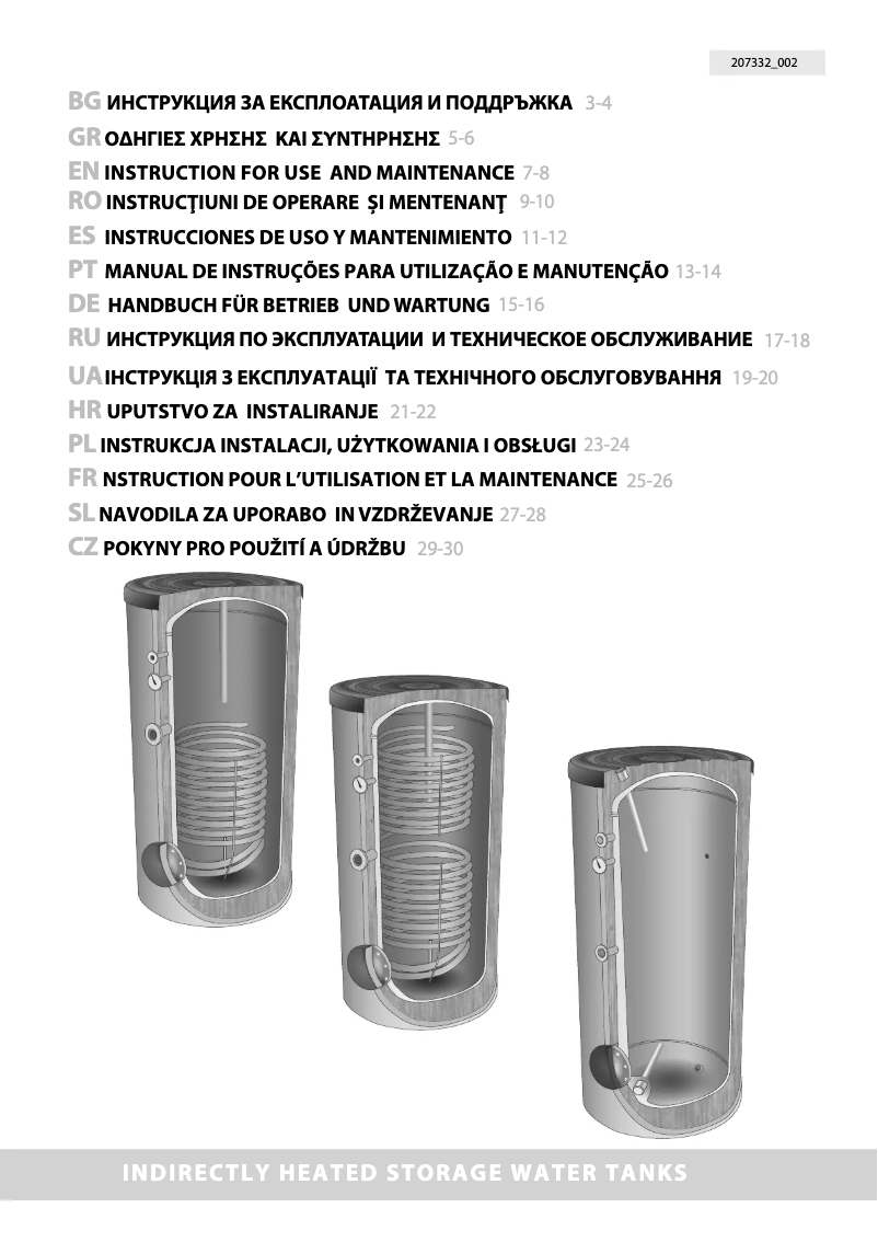Page 1 de la notice Manuel utilisateur Tesy EV 11/5 S2 400 75