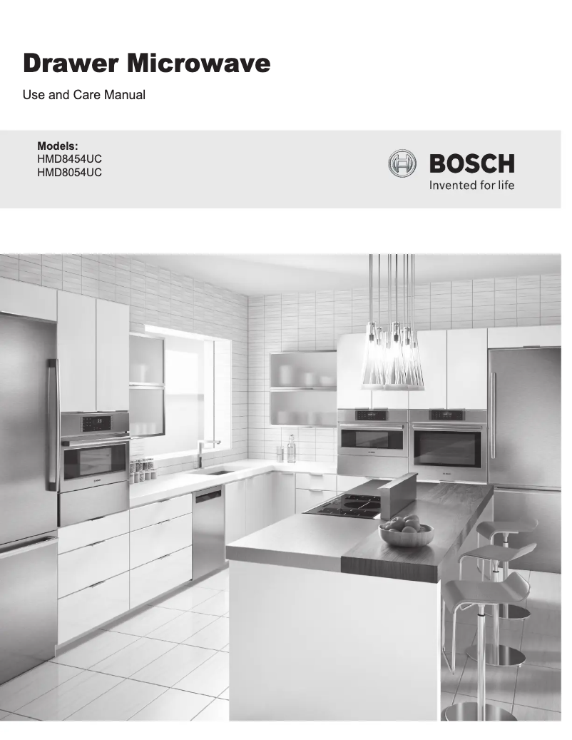 Page 1 de la notice Fiche technique Bosch HMD8054UC