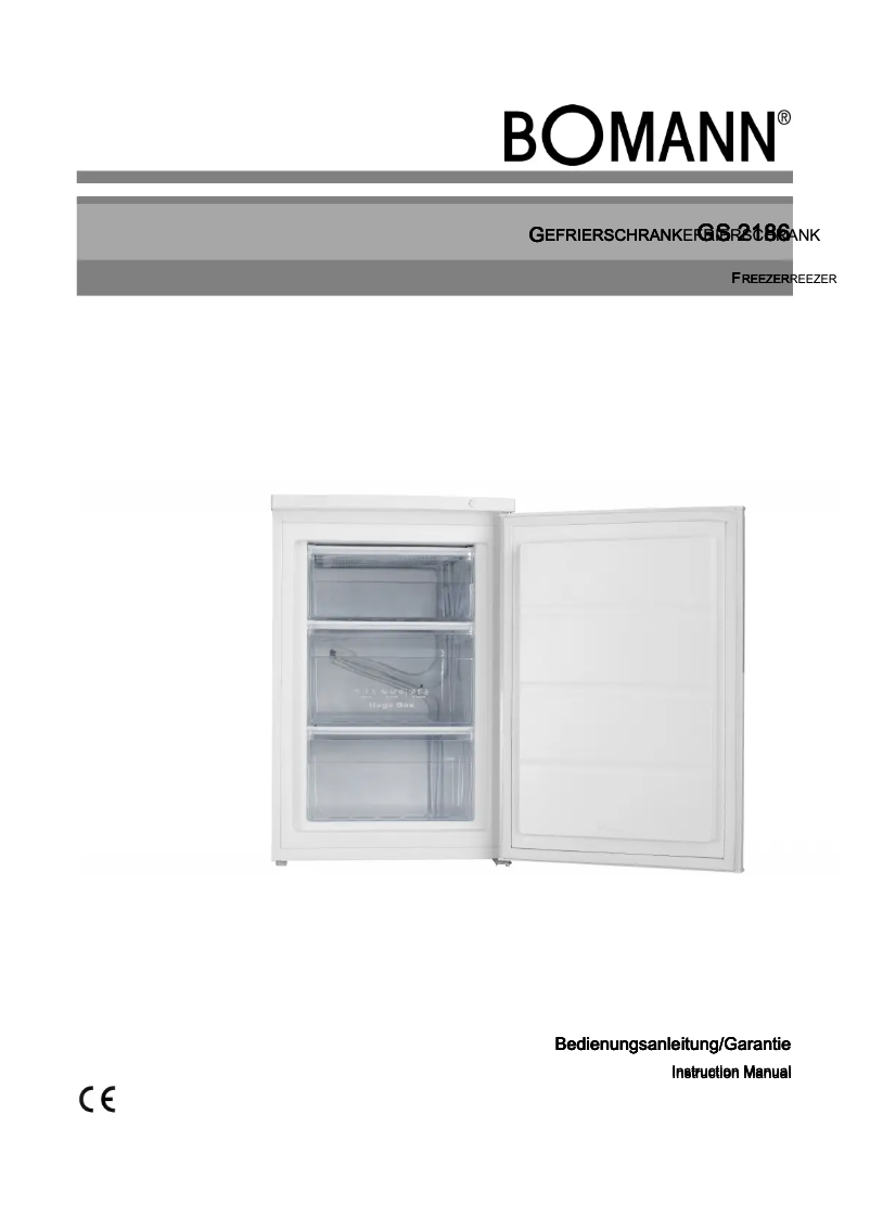 Image de la première page du manuel de l'appareil GS 2186