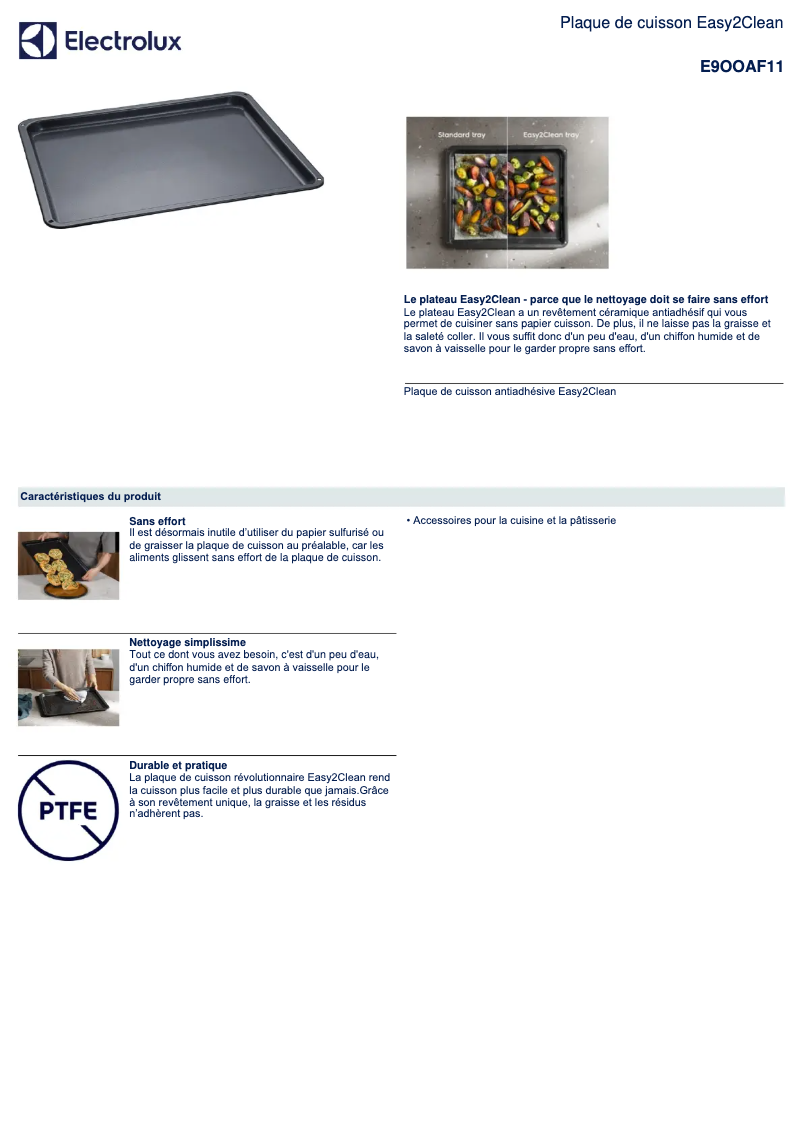 Image de la première page du manuel de l'appareil E9OOAF11