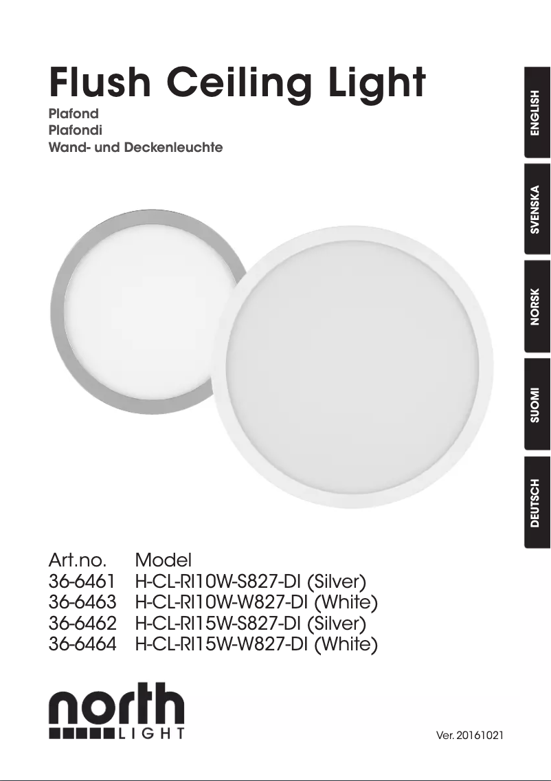 Image de la première page du manuel de l'appareil 36-6464 Flush