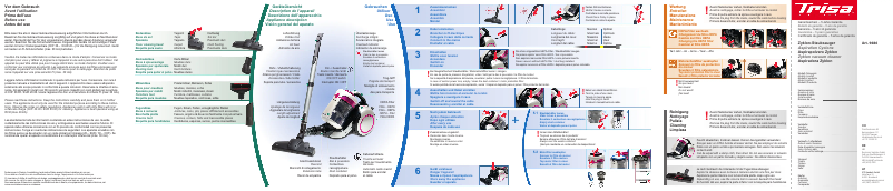 Page 1 de la notice Manuel utilisateur Trisa Comfort Clean T8677