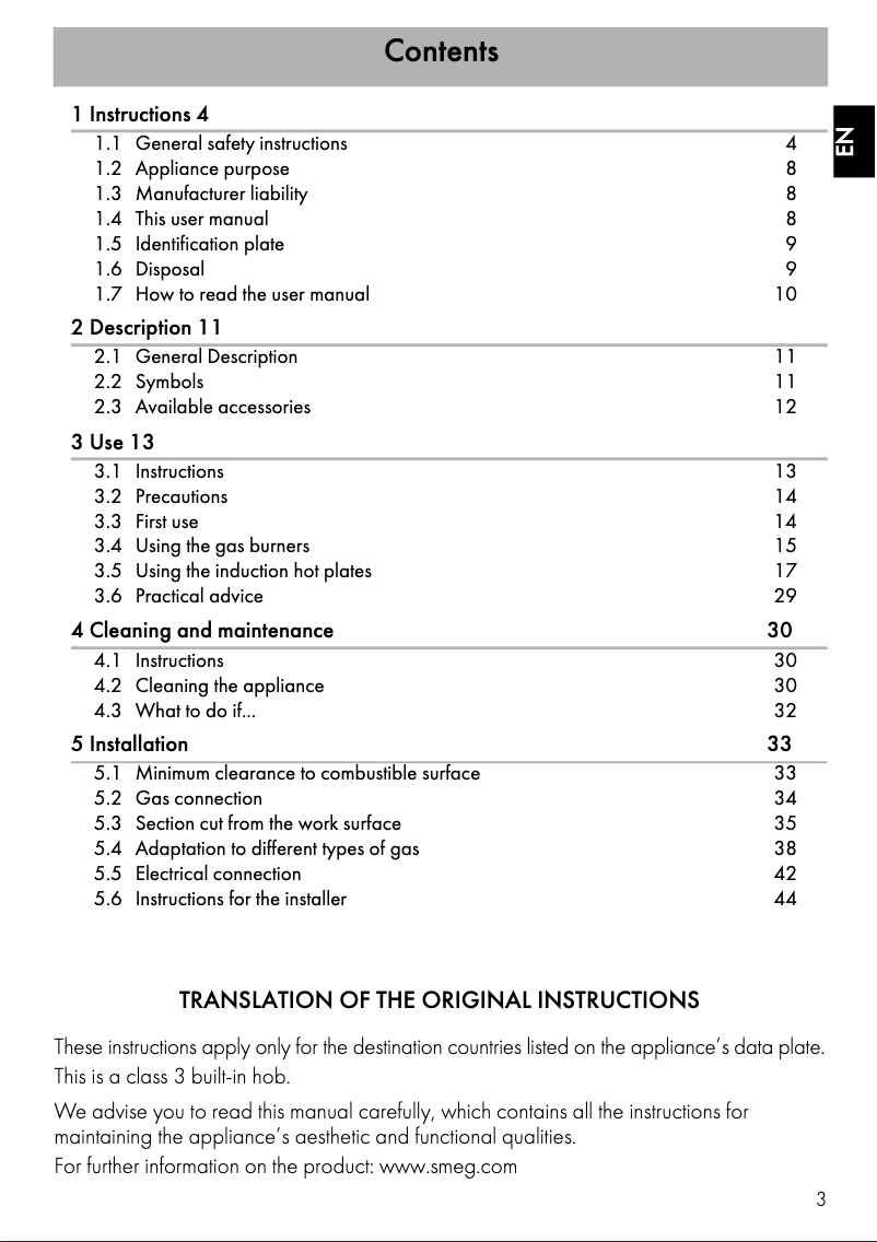 Página 1 del manual Manual de usuario Smeg PM6912WLDRAU