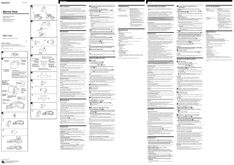 Image de la première page du manuel de l'appareil MPK-THA