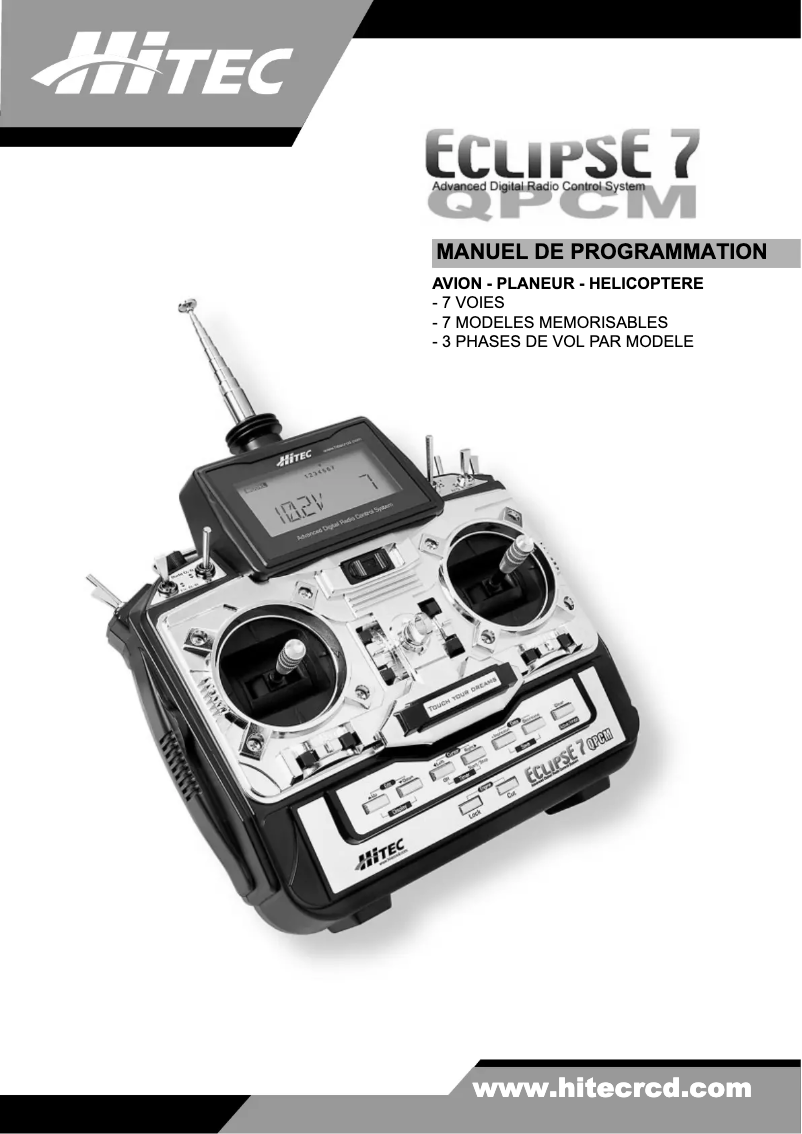 Image de la première page du manuel de l'appareil Eclipse 7