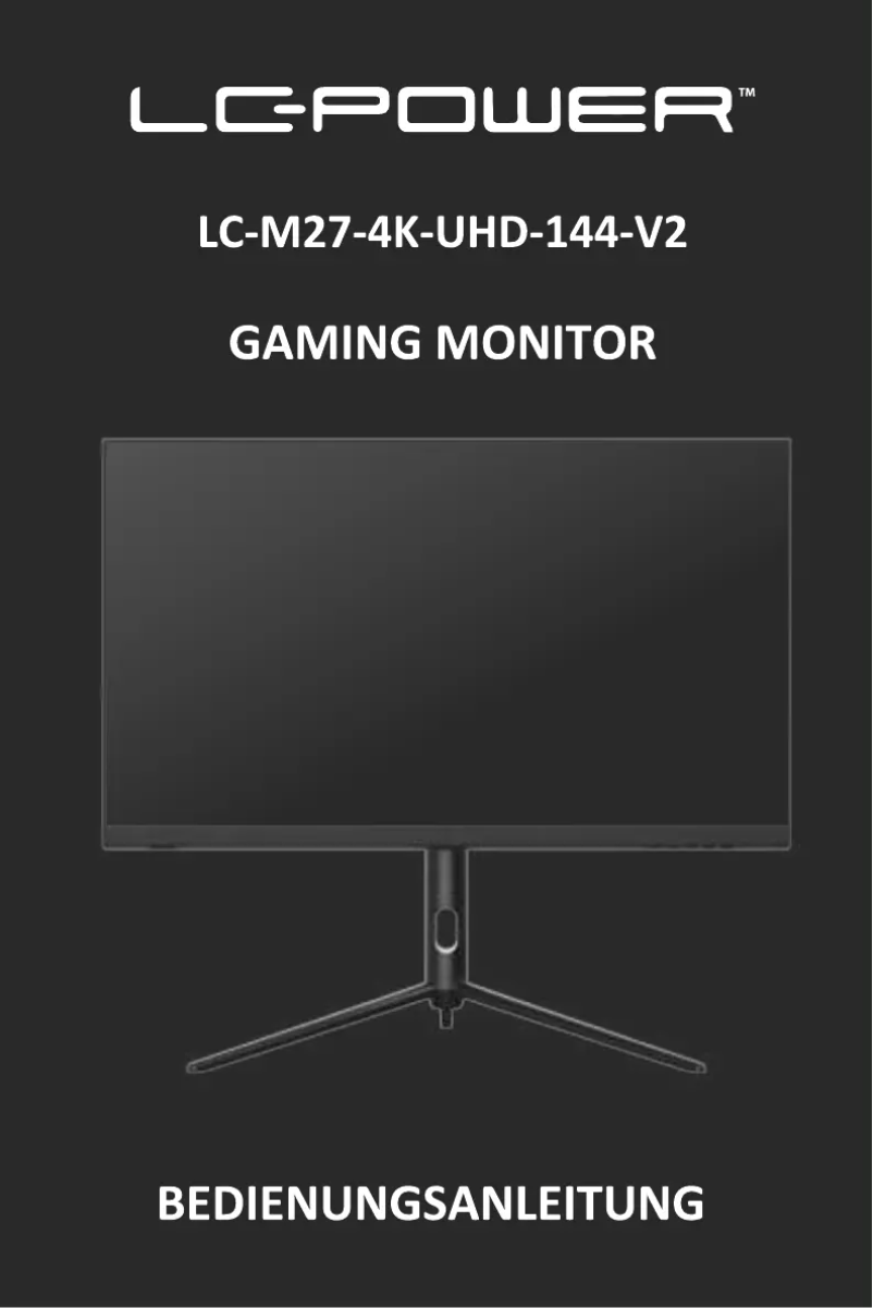 Image de la première page du manuel de l'appareil LC-M27-4K-UHD-144-V2