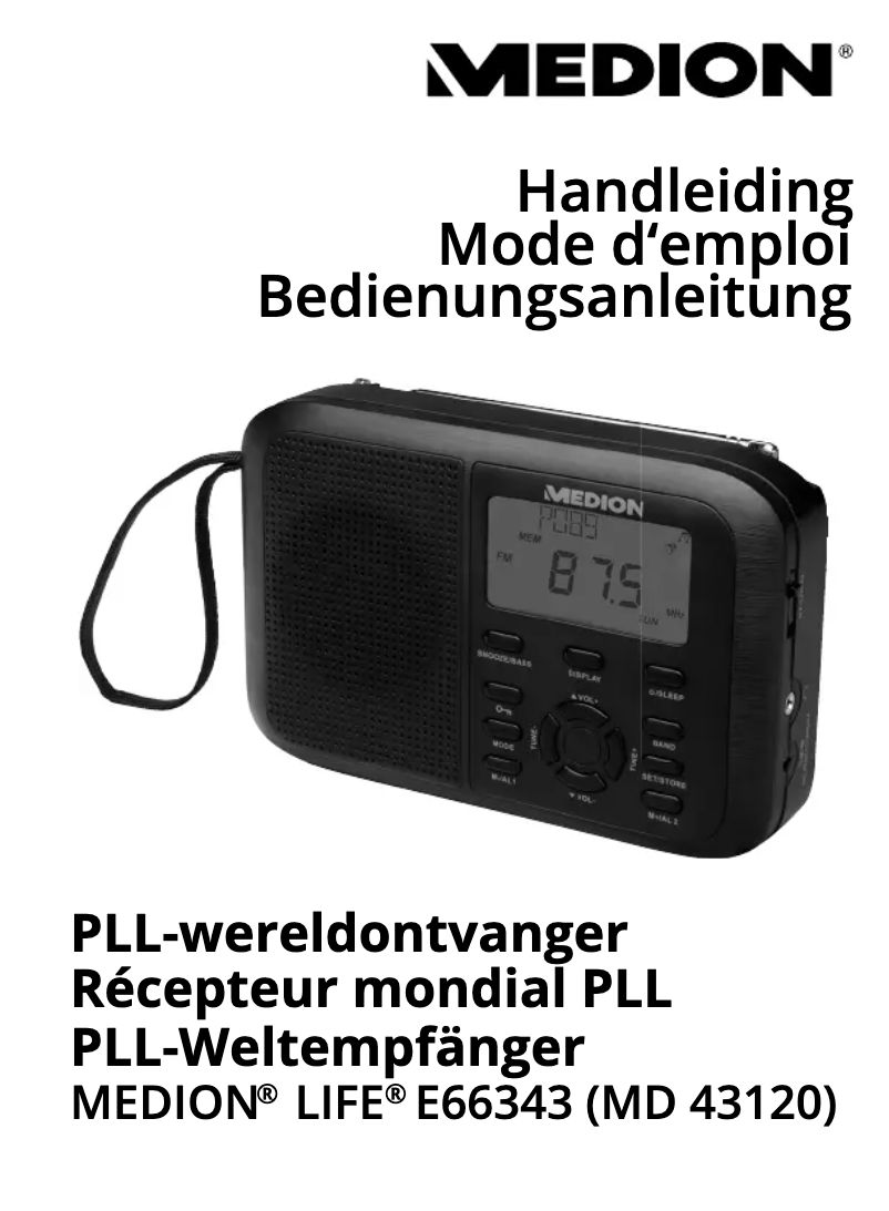 Page 1 de la notice Manuel utilisateur Medion LIFE E66343 (MD 43120)