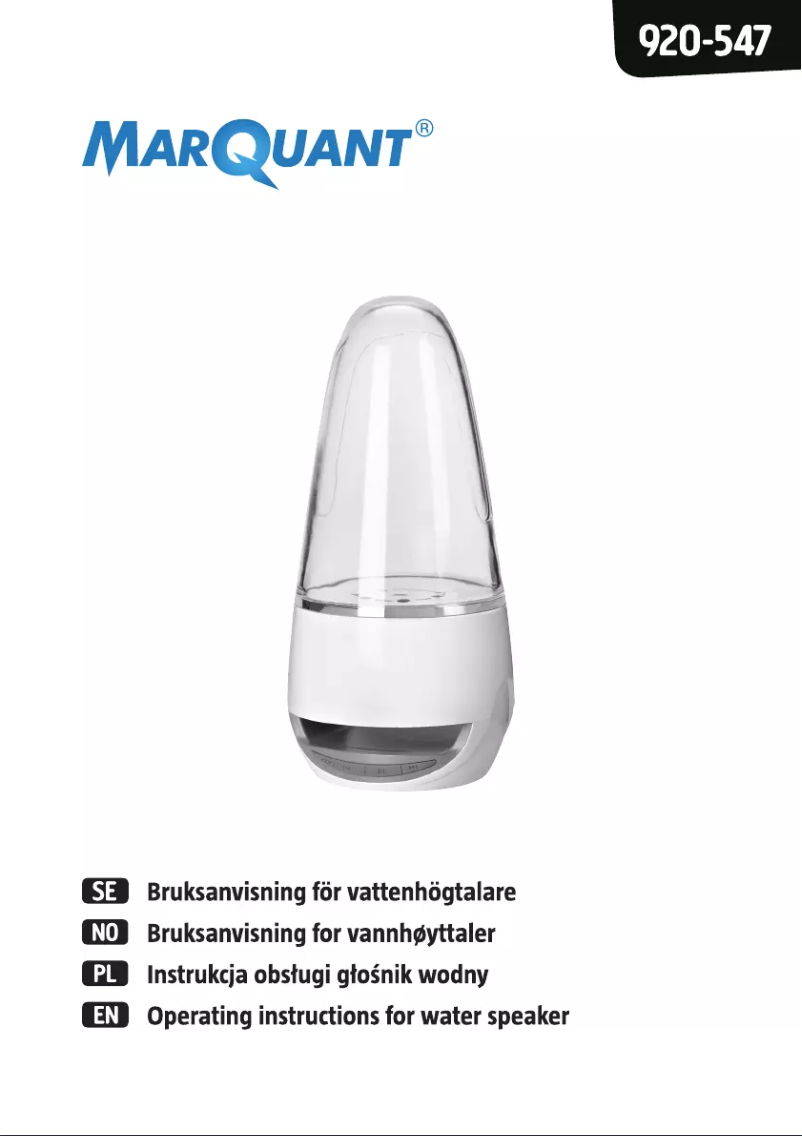 Page 1 de la notice Manuel utilisateur Marquant 920-547